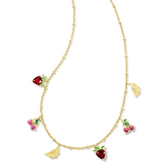 Kendra Scott Limited Edition Fruit Strand Necklace in Multi Mix - Picture 1 of 8